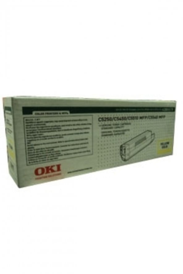 OKİ C5250-C5450-C5510 42804570 SARI ORJİNAL TONER ürün görseli 1