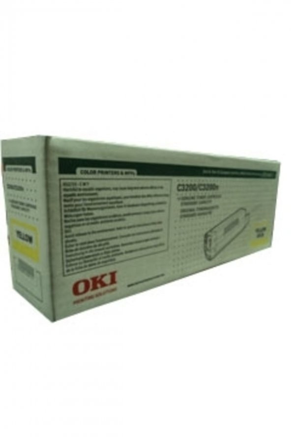 OKİ C3200 43034813 SARI ORJİNAL TONER ürün görseli 1