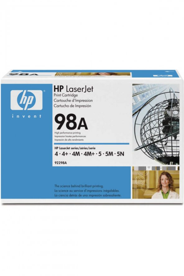 HP 92298A (98A) SİYAH ORJİNAL TONER-4m / 5m SERİSİ TONERİ (B) ürün görseli 1