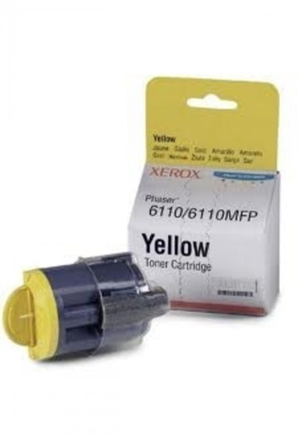 Xerox 6110 106R01204 Sarı Orjinal Toner ürün görseli 1