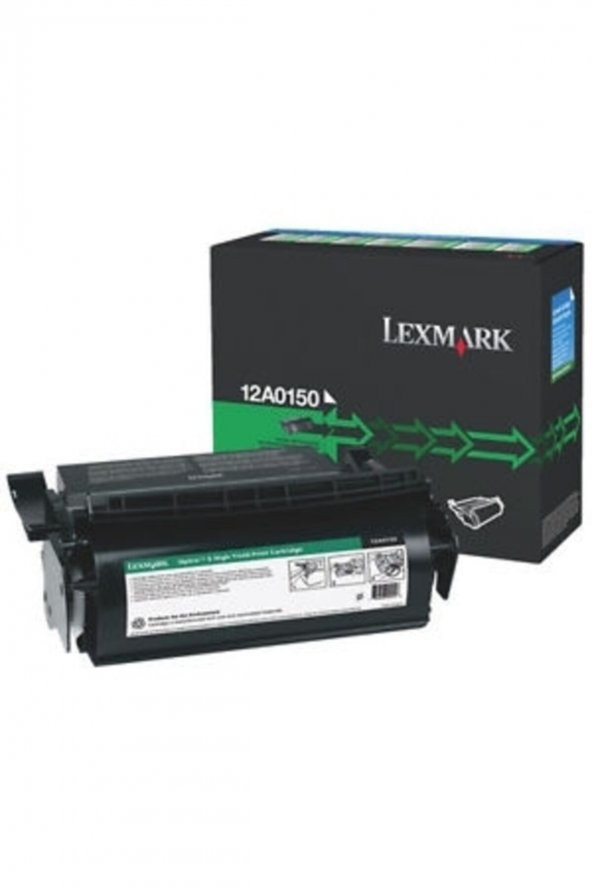 LEXMARK 12A0150 SİYAH ORJİNAL RETURN TONER - Optra S 1200 / 1650 / 2450 ürün görseli 1