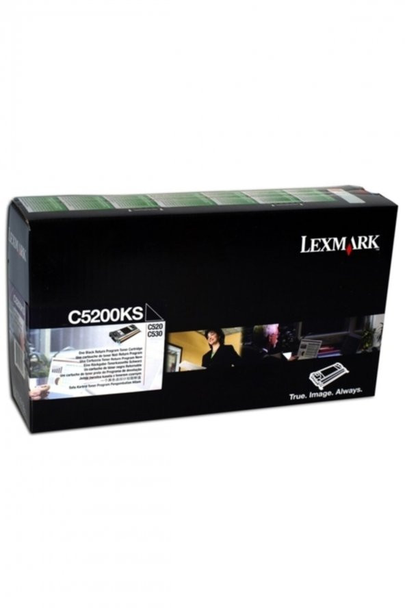 LEXMARK C5200KS SİYAH ORJİNAL TONER - C520 / C524 / C530 ürün görseli 1