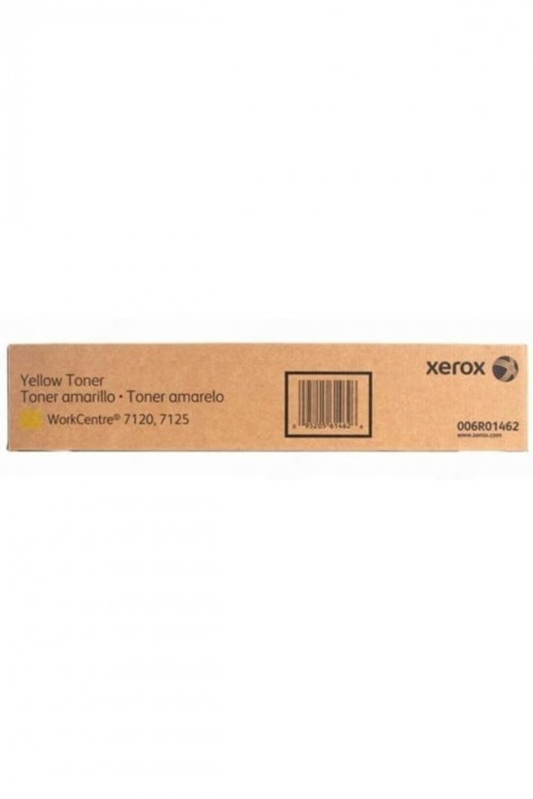 XEROX 006R01462 SARI ORJİNAL TONER-WorkCentre 7120 / 7125 / 7220 / 7225 ürün görseli 1