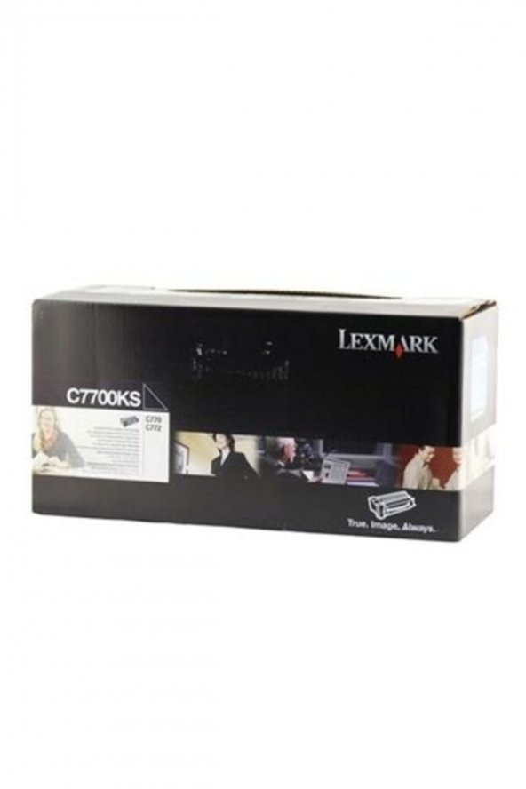 LEXMARK C7700KS SİYAH ORJİNAL TONER-C770/C772 ürün görseli 1