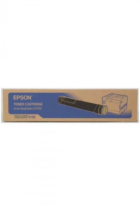 EPSON C9100 S050195 SARI ORJİNAL TONER ürün görseli 1