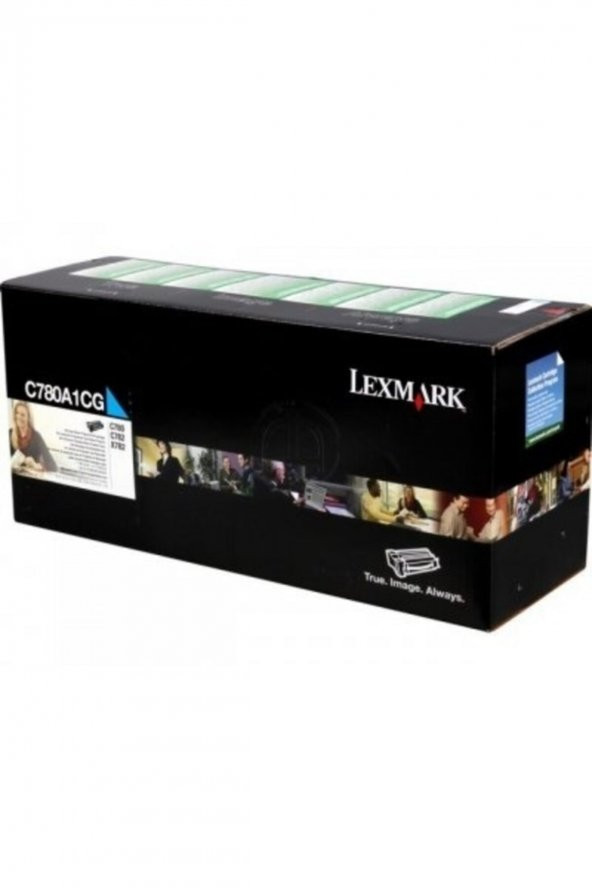 LEXMARK C780A1CG MAVİ ORJİNAL TONER - C780/C782 ürün görseli 1