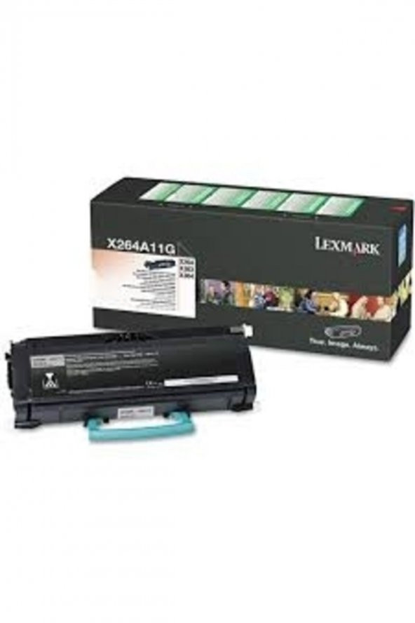 LEXMARK X264-X364 X264A11G ORJİNAL SİYAH TONER ürün görseli 1
