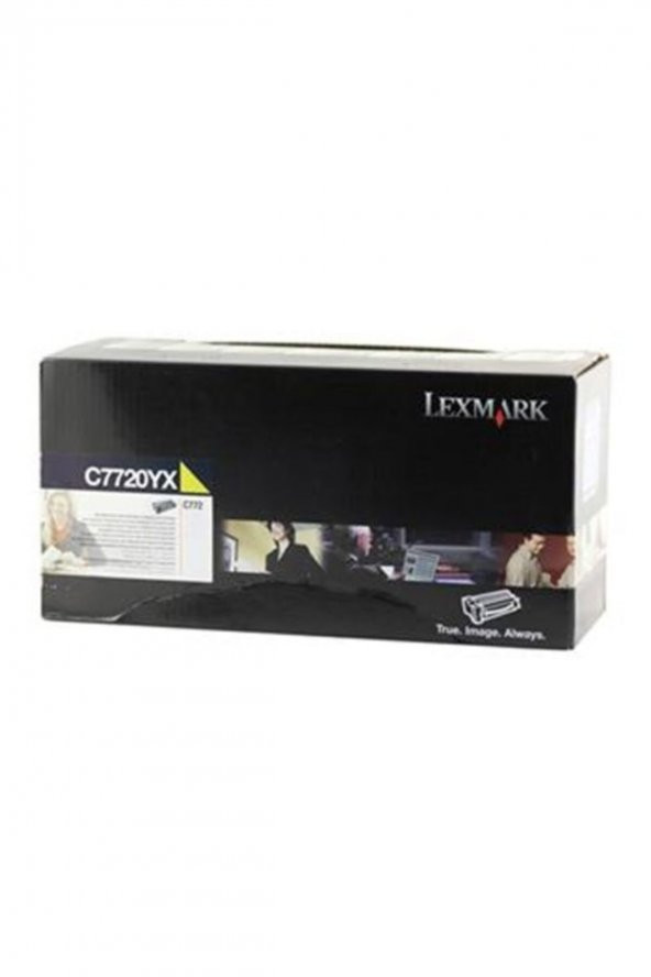 LEXMARK C7720YX SARI ORJİNAL TONER - C772 / X772 ürün görseli 1
