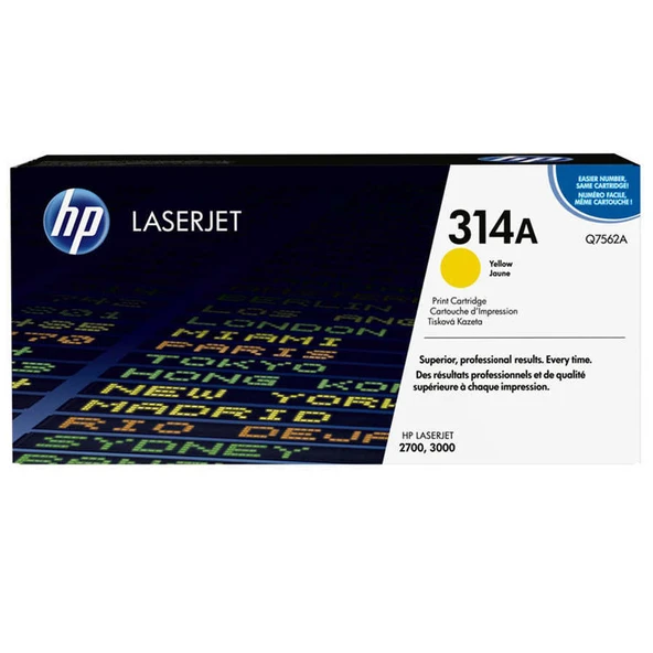 HP Q7562A SARI ORJİNAL TONER - HP 2700 / 3000 SARI TONER ürün görseli 1