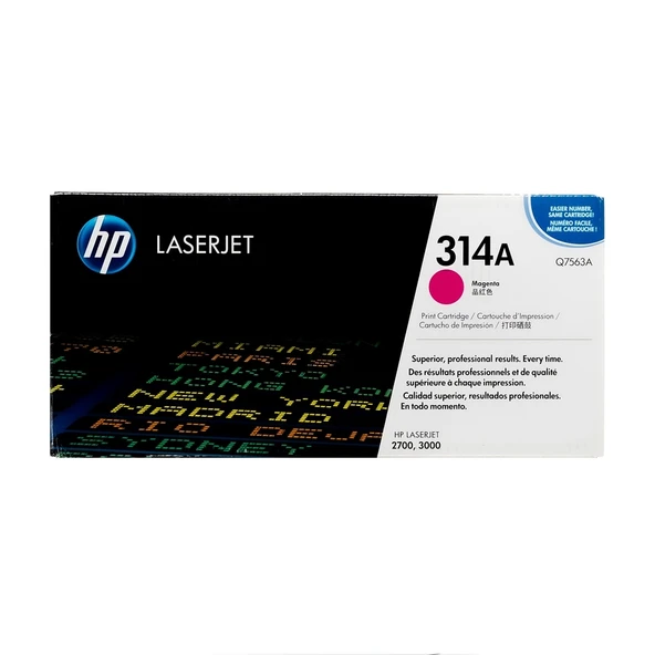 HP Q7563A KIRMIZI ORJİNAL TONER - HP 2700 / 3000 KIRMIZI TONER ürün görseli 1