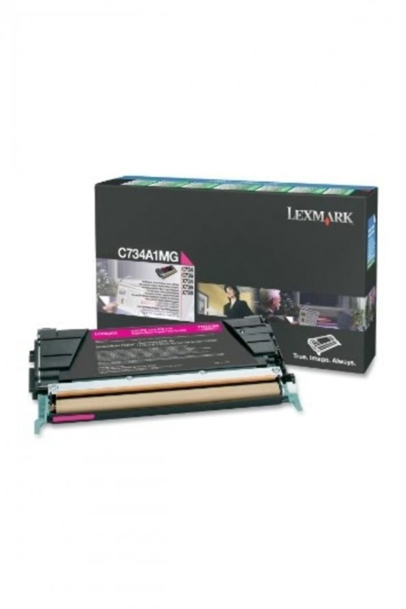 LEXMARK C734A1MG KIRMIZI ORJİNAL TONER - C734 / C736 / X734 / X736 / X738 ürün görseli 1