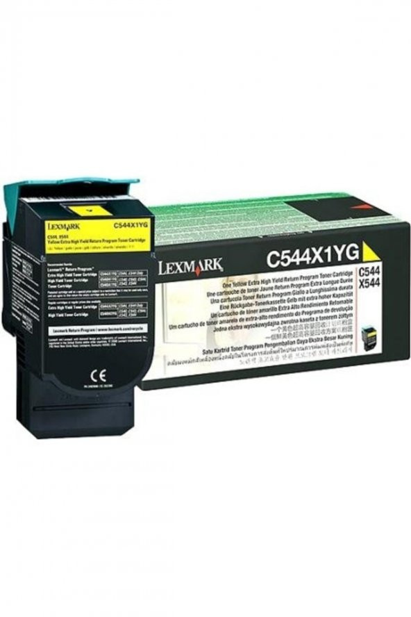 Lexmark C544X1YG Sarı Orjinal Toner C540/C544/X544/X546 ürün görseli 1