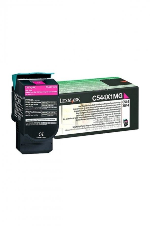 Lexmark C544X1MG Kırmızı Orjinal Toner C540/C544/X544/X546 ürün görseli 1