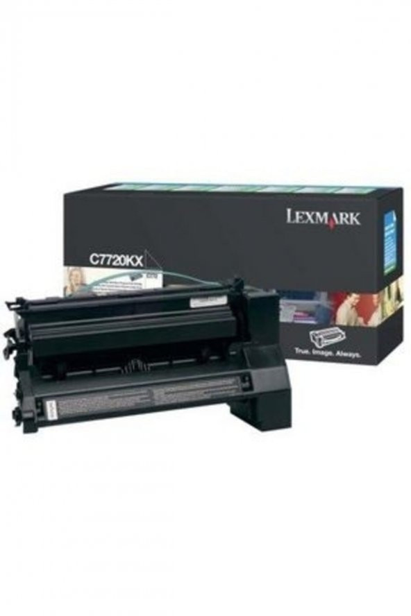 LEXMARK C7720KX SİYAH ORJİNAL TONER - C772 / X772 ürün görseli 1