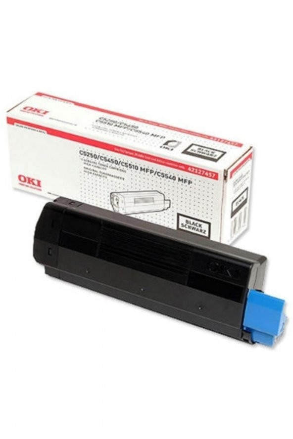 OKİ C5250-C5450-C5510 42804573 SİYAH ORJİNAL TONER ürün görseli 1