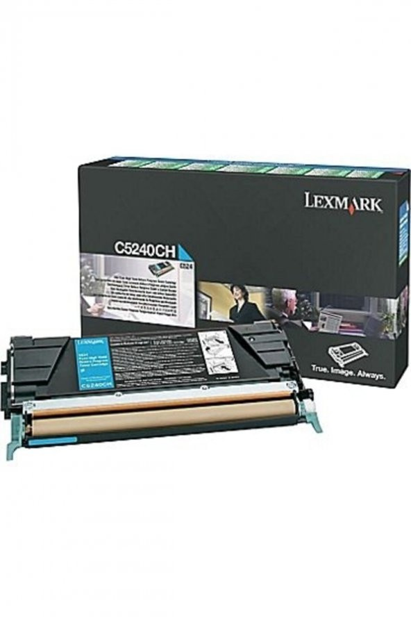 LEXMARK C5240CH MAVİ ORJİNAL TONER C524 / C534 ürün görseli 1
