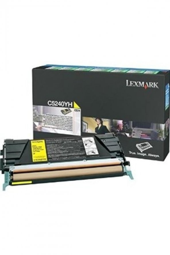 LEXMARK C5240YH SARI ORJİNAL TONER C524 / C534 ürün görseli 1