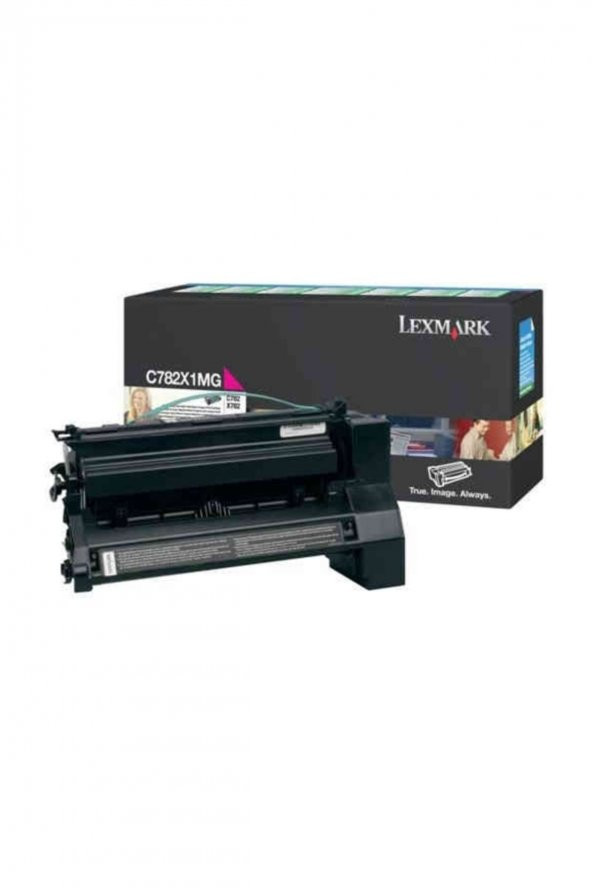 LEXMARK C782X1MG KIRMIZI ORJİNAL TONER C782 / X782e 15.000 Sayfa ürün görseli 1