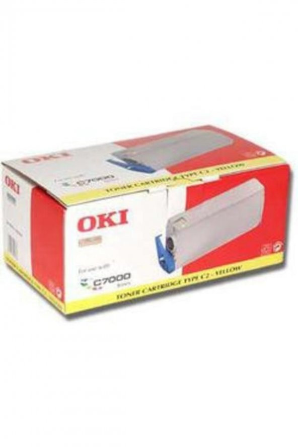OKI 41304209 TYPE C2 SARI TONER C7000/ C7200/ C7400 ürün görseli 1