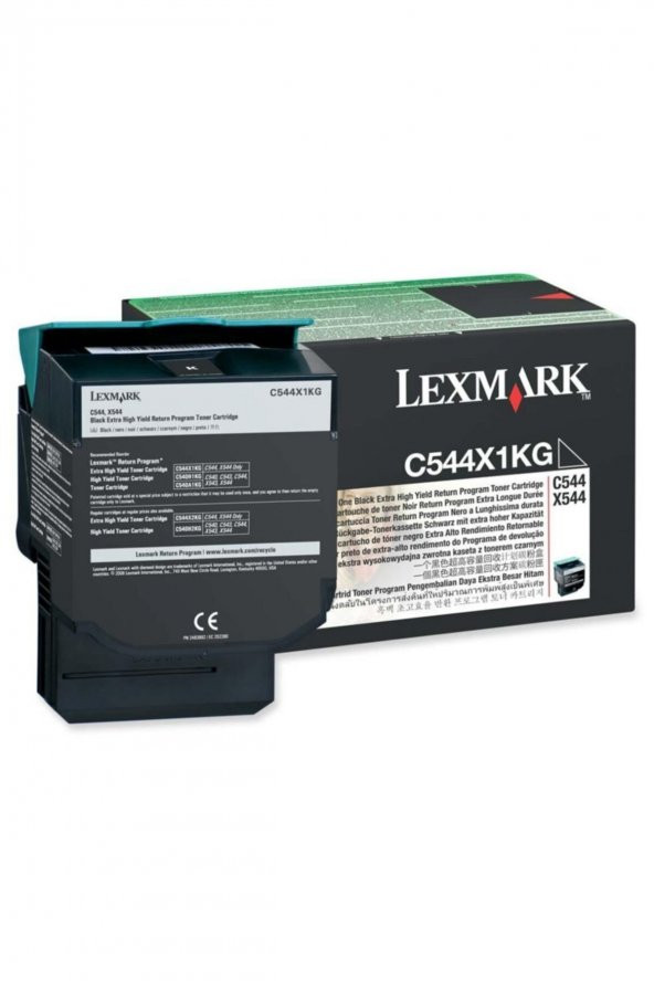 Lexmark C544X1KG Siyah Orjinal Toner-C544 / X544 / X546 ürün görseli 1
