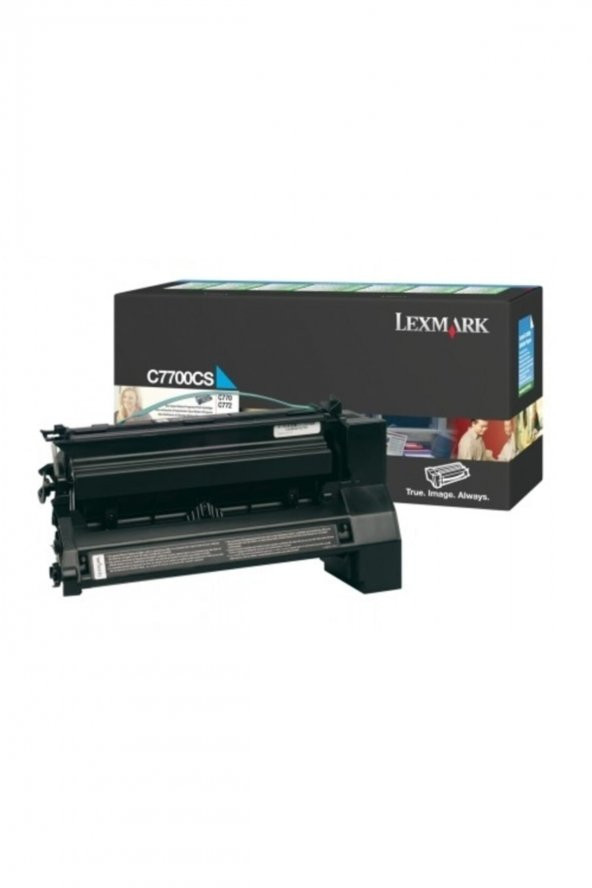 LEXMARK C7700CS MAVİ ORJİNAL TONER-C770/C772 Toneri ürün görseli 1