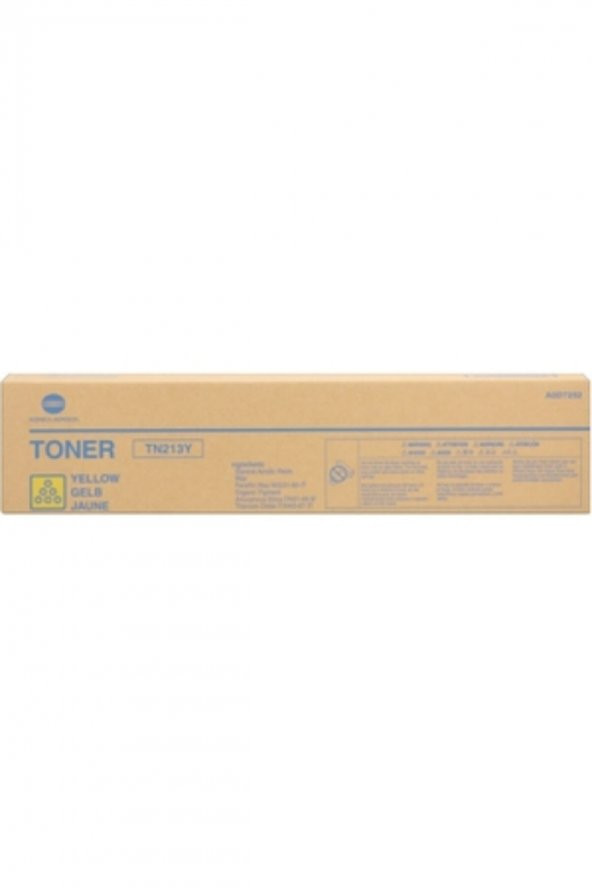KONICA MINOLTA TN-213Y SARI ORJİNAL TONER Bizhub C203 / C253 ürün görseli 1