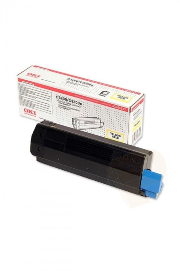 OKI C3200 42804537 SARI ORJİNAL TONER YÜKSEK KAPASİTE ürün görseli 1