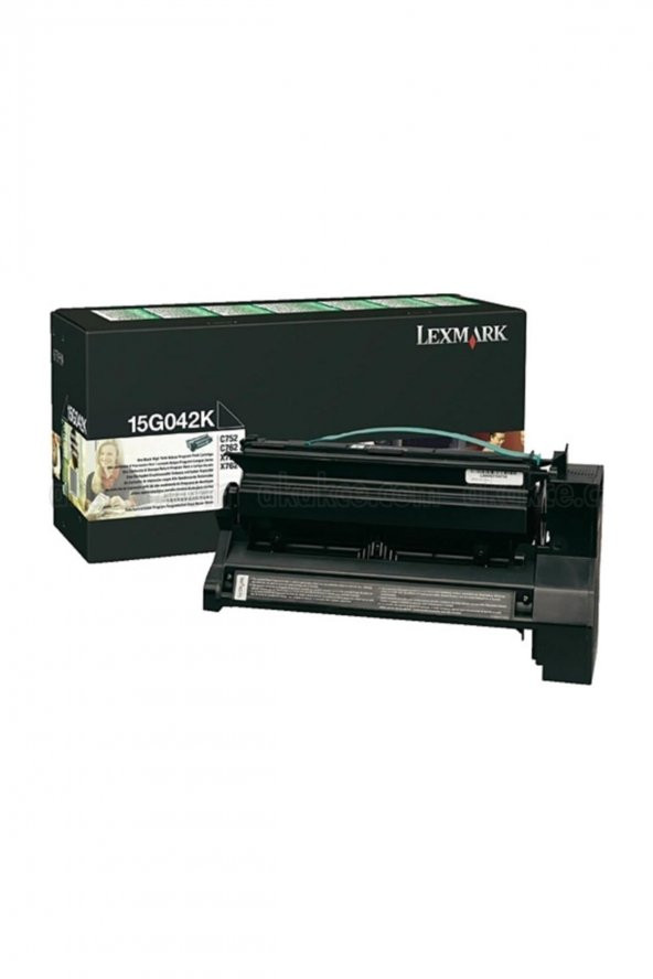 LEXMARK 15G042K SİYAH ORJİNAL TONER-C752/C760 ürün görseli 1