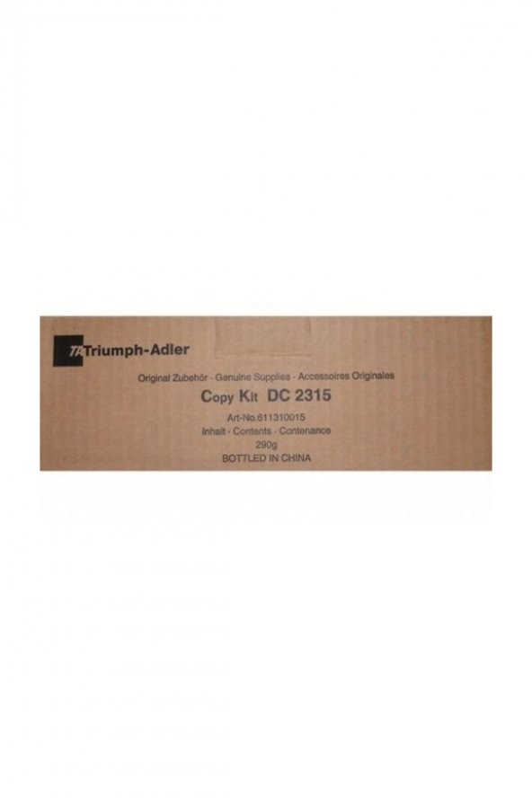 TRIUMPH ADLER DC-2315 (UTAX CD-1315) ORJİNAL FOTOKOPİ TONERİ ürün görseli 1