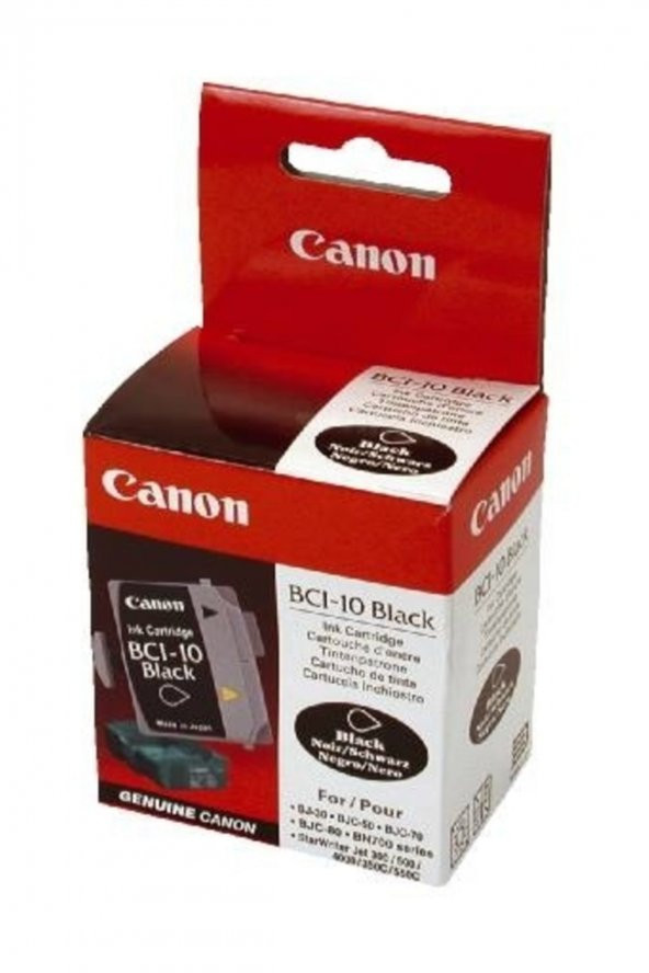 CANON BCI-10 SİYAH ORJİNAL KARTUŞ ürün görseli 1