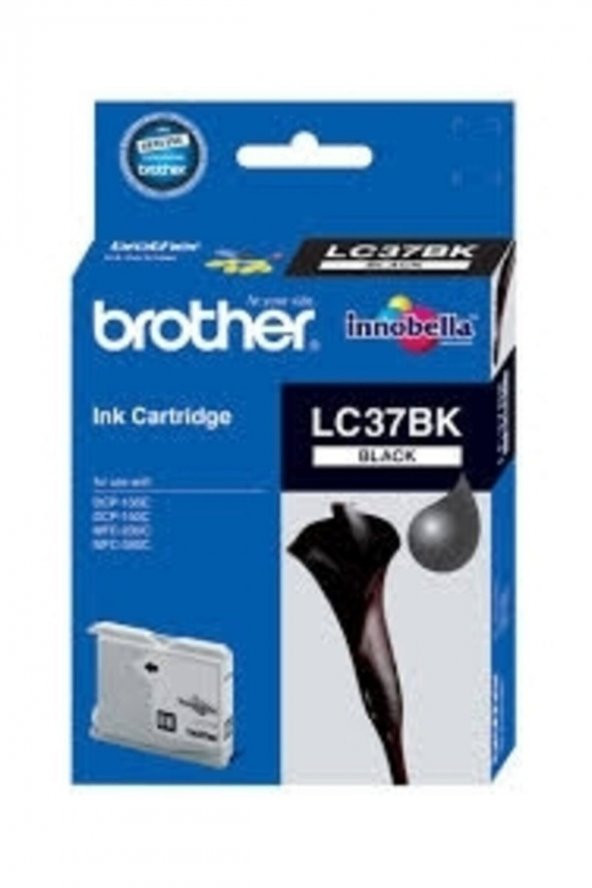 BROTHER LC37BK (LC-37BK) SİYAH ORJİNAL KARTUŞ DCP-110C/120C/310C/dcp-135c/DCP-150C/MFC-235C/MFC-260C ürün görseli 1
