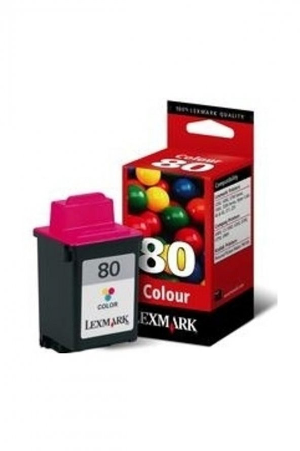 LEXMARK 80 12A1980 RENKLİ ORJİNAL KARTUŞ ürün görseli 1