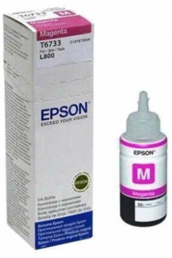 Epson T6733 Kırmızı Mürekkep Kartuş L800, L805, L810, L850, L1800 ürün görseli 1