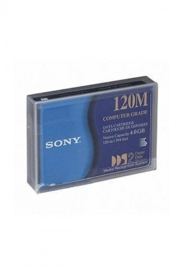 SONY DGD120P DDS2 DATA KARTUŞ 4 GB, 120m, 4 mm (VERİ YEDEKLEME KASETİ) ürün görseli 1