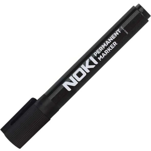 Noki Permanent Markör Kesik Uçlu Koli Kalemi Siyah (12 Li Paket) ürün görseli 1
