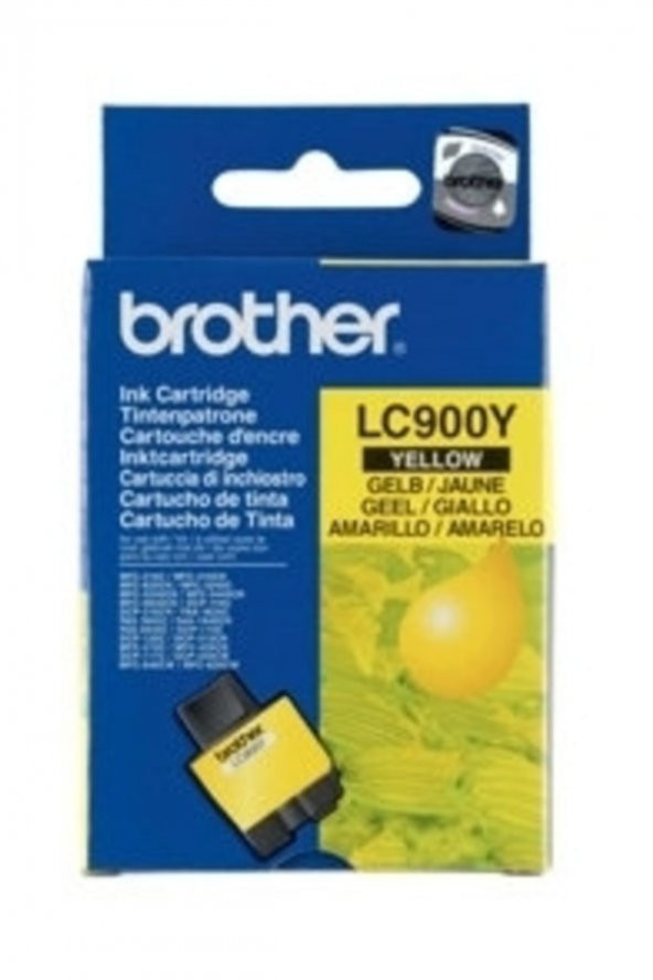 BROTHER LC900Y SARI ORJİNAL KARTUŞ DCP-110C / MFC-410 ürün görseli 1