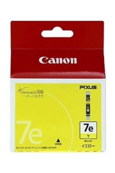 CANON BCI-7eY SARI ORJİNAL KARTUŞ Pixus IP3300 / IP4200 / IP4300 ürün görseli 1