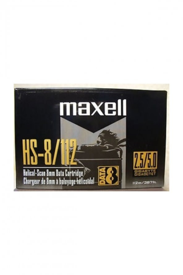 MAXELL 8mm 112m 2.3 GB/4.6 GB HS-8/112 DATA KARTUŞ ürün görseli 1