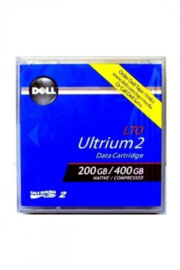 DELL LTO-2 Ultrium 2 200 GB / 400 GB DATA KARTUŞU 609m, 12.65mm ürün görseli 1