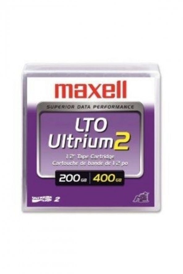 MAXELL LTO-2 Ultrium 2 200 GB / 400 GB DATA KARTUŞU 609m, 12.65mm ürün görseli 1