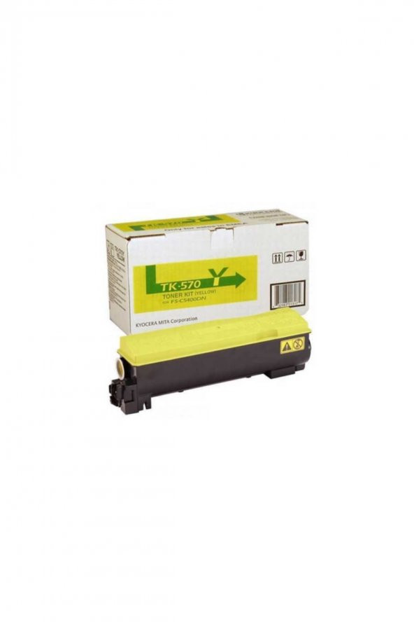 Kyocera TK-570Y Sarı Orjinal Toner FS-C5400DN, ECOSYS P7035cdn ürün görseli 1