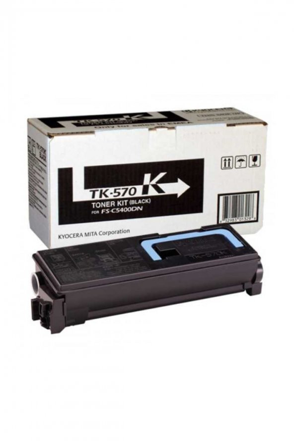 Kyocera TK-570K Siyah Orjinal Toner FS-C5400DN, ECOSYS P7035cdn ürün görseli 1