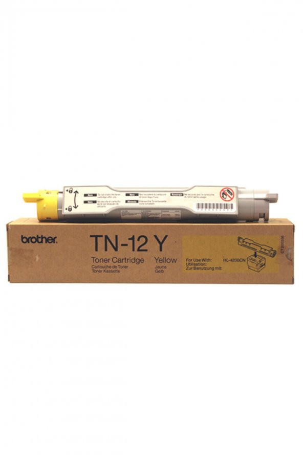 Brother TN-12Y Sarı Orjinal Toner HL-4200CN ürün görseli 1
