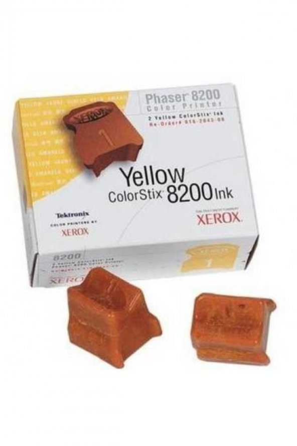 Xerox 016204300 ColorStix 8200 Solid Ink Sarı Orjinal Toner ürün görseli 1