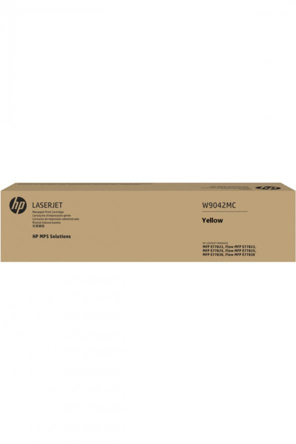 HP W9042MC Sarı Orjinal Toner Laserjet Managed E77822, E77825, E77830 ürün görseli 1