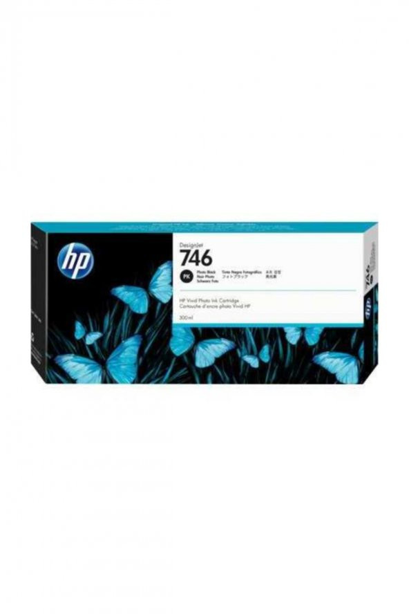HP 746 P2V82A Foto Siyah Orjinal Kartuş DesignJet Z6, DesignJet Z9+dr, DesignJet Z6dr ürün görseli 1