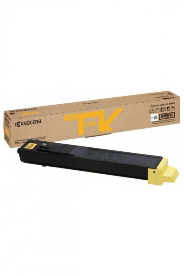 Kyocera TK-8115Y Sarı Orjinal Toner Ecosys M8100, M8124cidn, M8130cidn ürün görseli 1