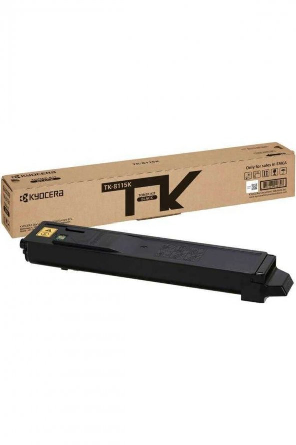 Kyocera TK-8115K Siyah Orjinal Toner Ecosys M8100, M8124cidn, M8130cidn ürün görseli 1