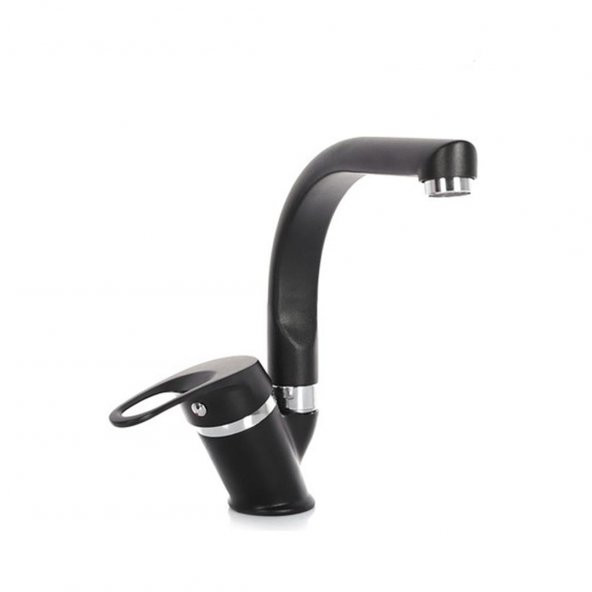 Venita Pera Siyah Lavabo Batarya ürün görseli 1