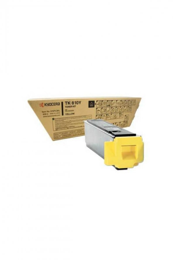 Kyocera TK-810Y Sarı Orjinal Toner FS-C8026 Serisi ürün görseli 1